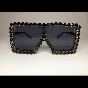 Black and Gold Sunglasses